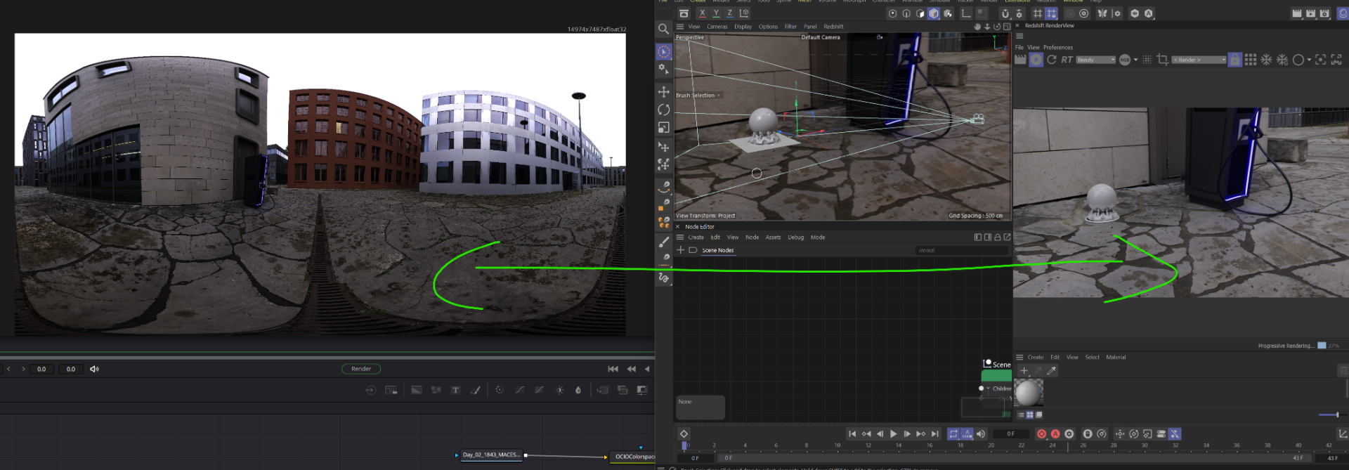 HDR Redshift Renderview Cinema 4D CORE 4D Community